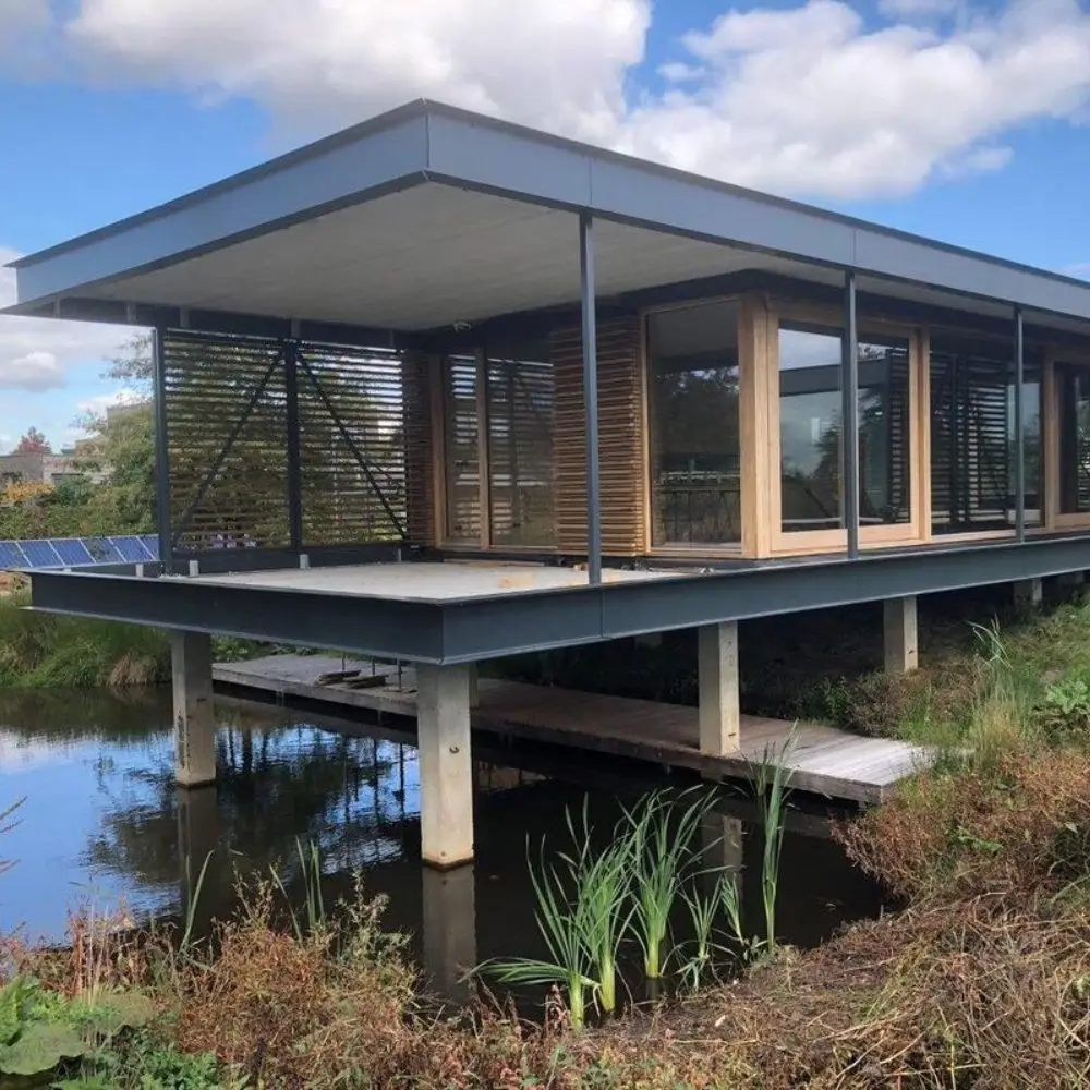 Houten kozijnen woning Eelderwolde