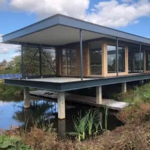 Houten kozijnen woning Eelderwolde
